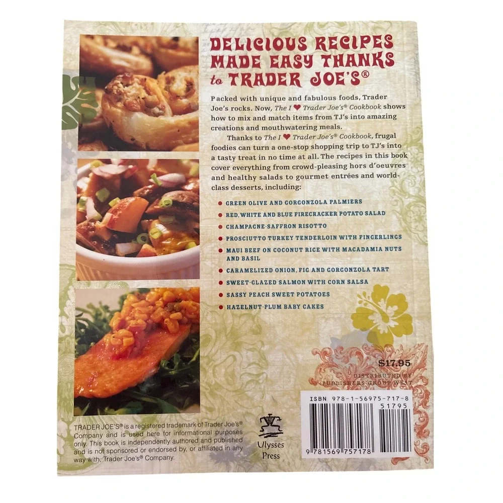 The I Love Trader Joes Cookbook Cherie‎ Mercer Twohy Signed by Author Paperback